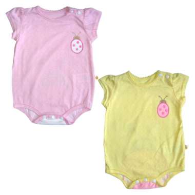 PLEU Kodok Kepik Jumpsuit/Babysuit Bayi Perempuan 12 bulan Pink