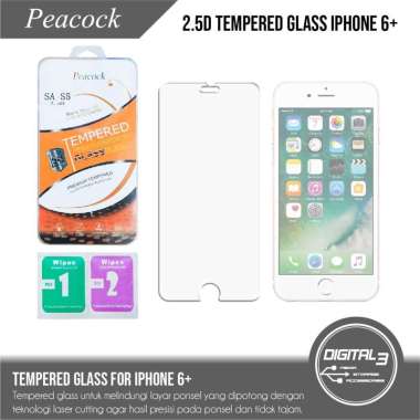 Peacock Tempered Glass Iphone 6+ / 6 PLUS Screen Guard Anti Gores