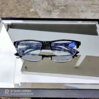 Yoi Kacamata Baca Plus Pria Wanita Lensa Anti Radiasi +2.75 hitam