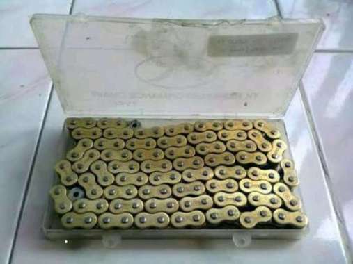 Rantai TK Racing 520HS 520 HS 120L 120 mata L Gold Chain No RK Takasago SSS DID EK 520hsbt hsbt 520H