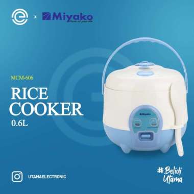 MIYAKO 3 in 1 Rice Cooker 0.6 Liter MCM-606 BIRU