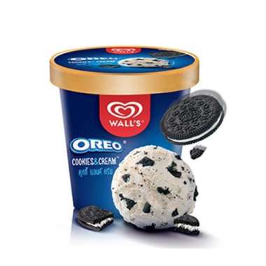 Promo Harga Walls Selection Oreo Cookies & Cream 410 ml - Blibli