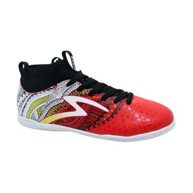 Specs Heritage In Emperor Red | Sepatu Futsal Red Black