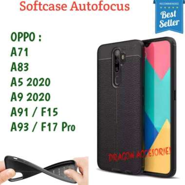 Autofocus A71 A83 A5 A9 2020 A91 F15 A93 F17 Pro Oppo Softcase Silikon Case Kulit Shockproof A71