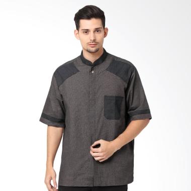 Arafah 05 Baju Koko Pria - Dark Chocolate