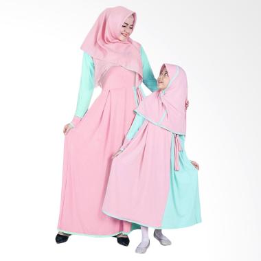 Baju Muslim Couple Warna Maroon