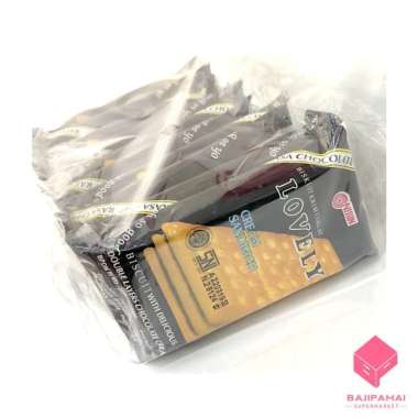 NISSIN LOVELY BISCUIT CREAM SANDWICH CHOCOLATE ISI 10