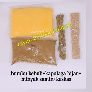 bumbu kebuli-kapulaga hijau-minyak samin-kaskas