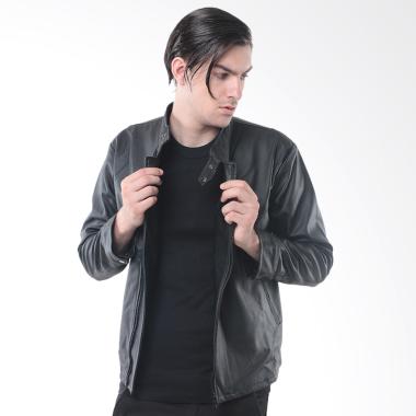 Alphawear Leather Arnament Jacket Pria