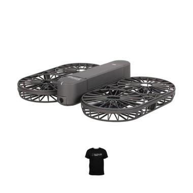 Brica INVRA 5 Hybrid HD 4K AirSelfie Drone - Black + Free T-Shirt