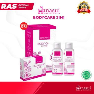 Paket Hanasui Body Care 3in1 Skincare Original BPOM