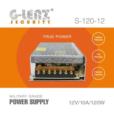 GLENZ CCTV POWER SUPPLY 10A 12V