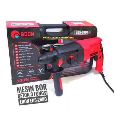 MESIN BOBOK TEMBOK BETON MESIN BOR HAMMER ROTARY HAMMER EDON ED5-2680 BOBOK Promo
