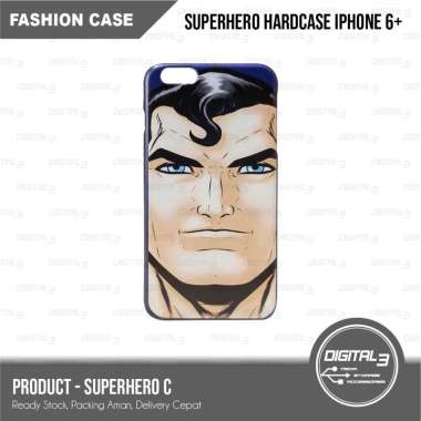 Casing Superhero Marvel DC Iphone 6+ / 6 Plus Back Hard Case Superhero C
