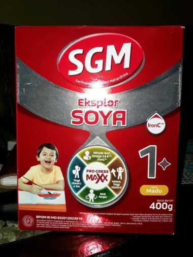 Promo Harga SGM Eksplor Soya 1-5 Susu Pertumbuhan Madu 400 gr - Blibli