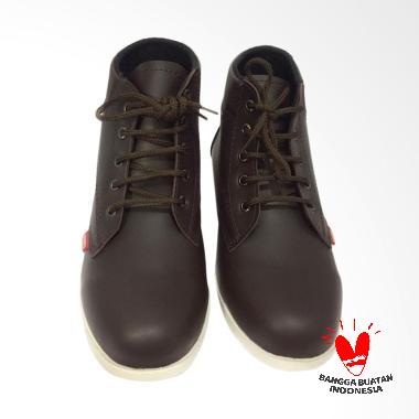 ADINOVA SHOES Boot Sepatu Pria - Coklat Tua
