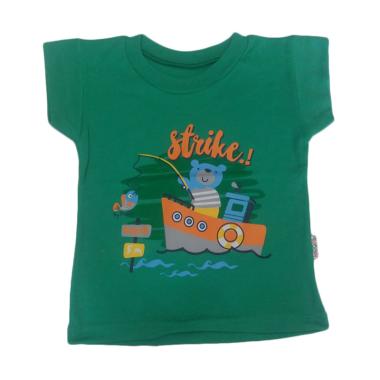 Ridges Momo Oblong Motif Kaos Bayi - Hijau