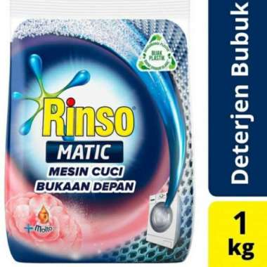 Promo Harga RINSO Detergent Matic Powder Front Load + Molto 1000 gr - Blibli