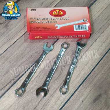 Kunci Ring Pas ATS 10mm 10 mili Combination Spanner Kunci Kombinasi