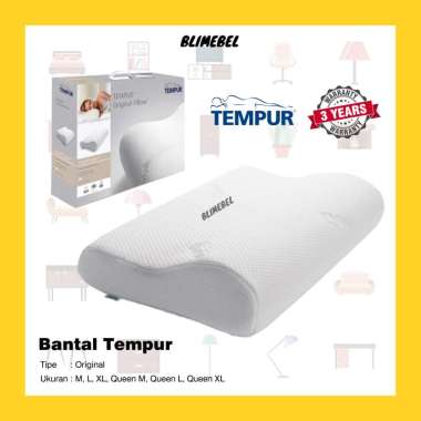 [GARANSI 3 TAHUN] BLIMEBEL TEMPUR The Original Pillow / Bantal Visco Elastis L Bantal Only