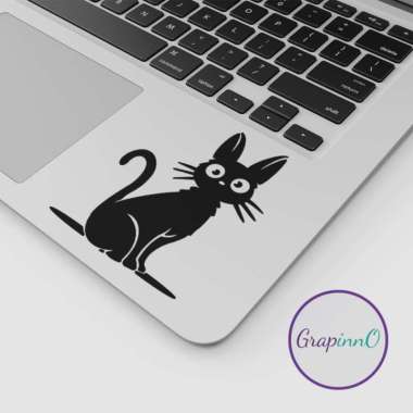 Decal Sticker Macbook Apple Jiji Kiki Delivery Anime Stiker Laptop