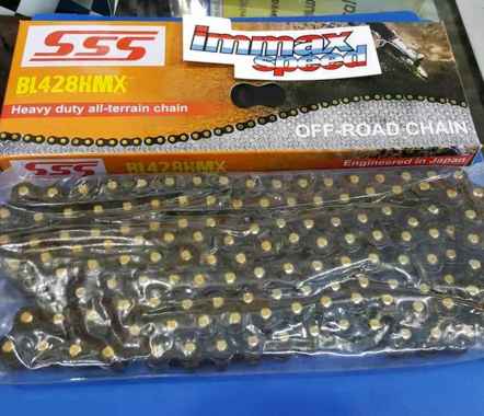 SSS Bl428Hmx 428Hmx Rantai Rante Klx Crf Yz Kx Ktm 150 Cross Motocross Mx Gtx Grasstrack Off Road Bl