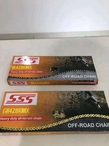 SSS Bl428Hmx 428Hmx Rantai Rante Klx Crf Yz Kx Ktm 150 Cross Motocross Mx Gtx Grasstrack Off Road Bl