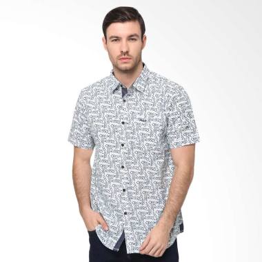 Police Regular Fit Kemeja Pria - Putih [601860434]