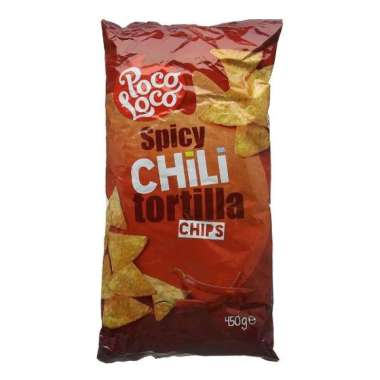 Tortilla chips foil chili poco loco 450g