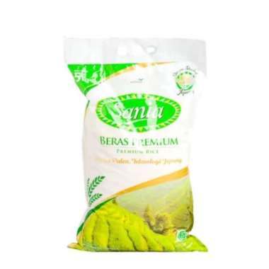 Promo Harga Sania Beras Premium 5000 gr - Blibli