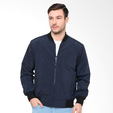 Evio Bomber 211 Jaket Pria - Navy
