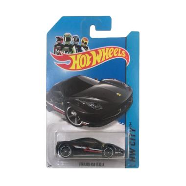 Hot Wheels Ferrari 458 Italia Diecast - Hitam