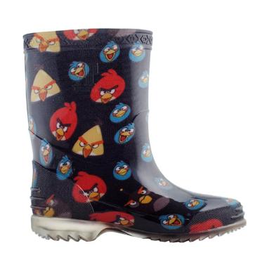 AP BOOTS Burung Angry Bird Sepatu Boots Anak Unisex - Hitam