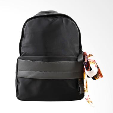 Paroparoshop Clarie Backpack Wanita - Black Grey