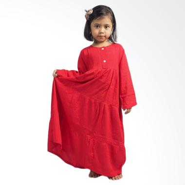 Mukena Dinda Rania Gamis Anak - Red
