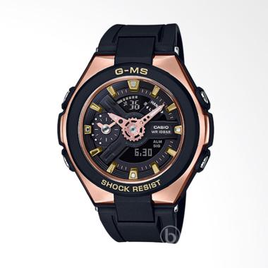 CASIO MSG-400G-1A1 Baby-G G-MS Series Jam Tangan Wanita - Black Rose Gold