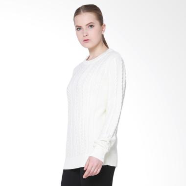 COLDWEAR 17023 Cotton Sweater Wanita - White