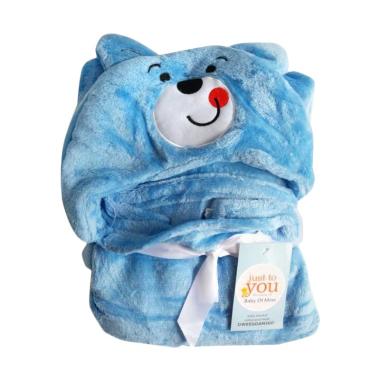 Carter's Momo Blanket Hodie Topi Karakter Selimut Bayi - Biru