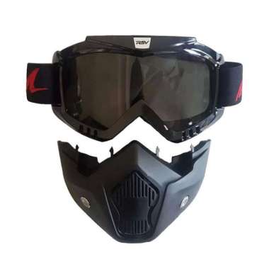 GOOGLE MASK RSV (KACA SMOKE) Hitam