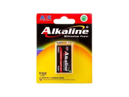 Abc alkaline 9 volt