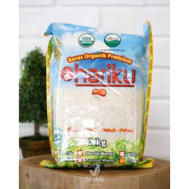 2kg Organic Ciherang Rice| Beras Ciherang Organik HARIKU