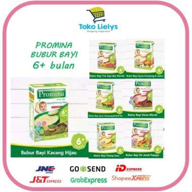 PROMINA BUBUR BAYI 6+ MAKANAN MPASI BAYI BUBUR BAYI 6 BULAN KE ATAS PISANG SUSU