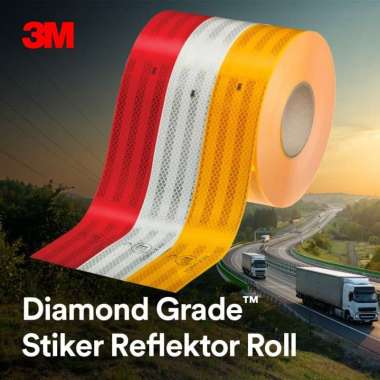 3M Diamond Grade Conspicuity Stiker Reflektor Roll Kuning