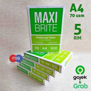 Kertas HVS A4 MAXI BRITE 70 grm / Kertas HVS murah / Kertas HVS Grosir