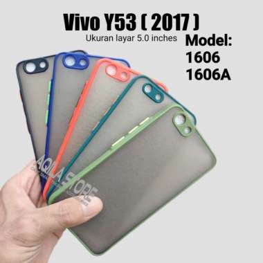Case Aero Vivo Y53 / Vivo 1606 Softcase Aero Fuse Transparan Doff Merah