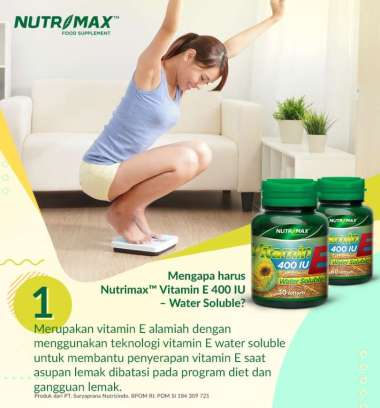 Nutrimax Vitamin E 400 IU