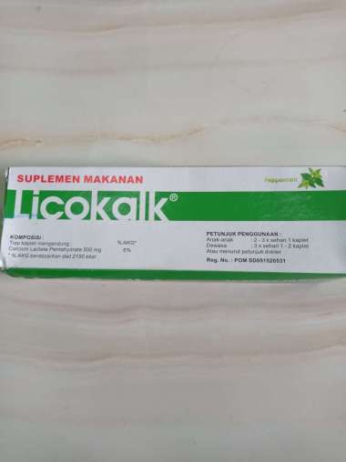 licokalk box 100 kaplet