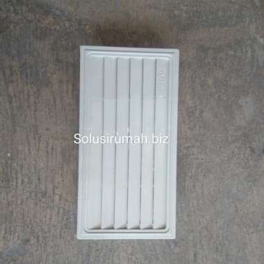 ANGIN2 PINTU PVC PLATINUM 1PASANG PUTIH JALUSI LOSTER