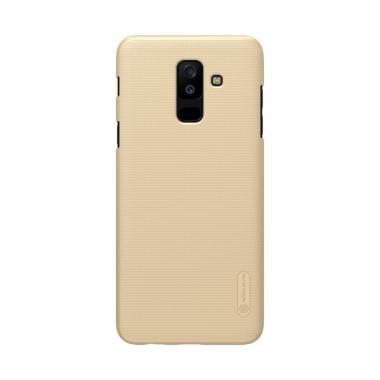 Nillkin Super Frosted Shield Hardcase Casing for Samsung Galaxy A6 Plus 2018 Gold