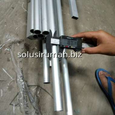 PIPA 19MM 3/4 INCH ALUMINIUM PANJANG 1M OD+- 19 MM